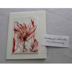 Encaustic Elements - Get Well Card #21-12